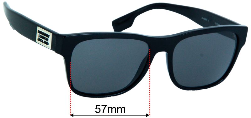 BURBERRY LONDON サングラス バーバリー B 4309-F Burberry B 4309 57mm Replacement Lenses
